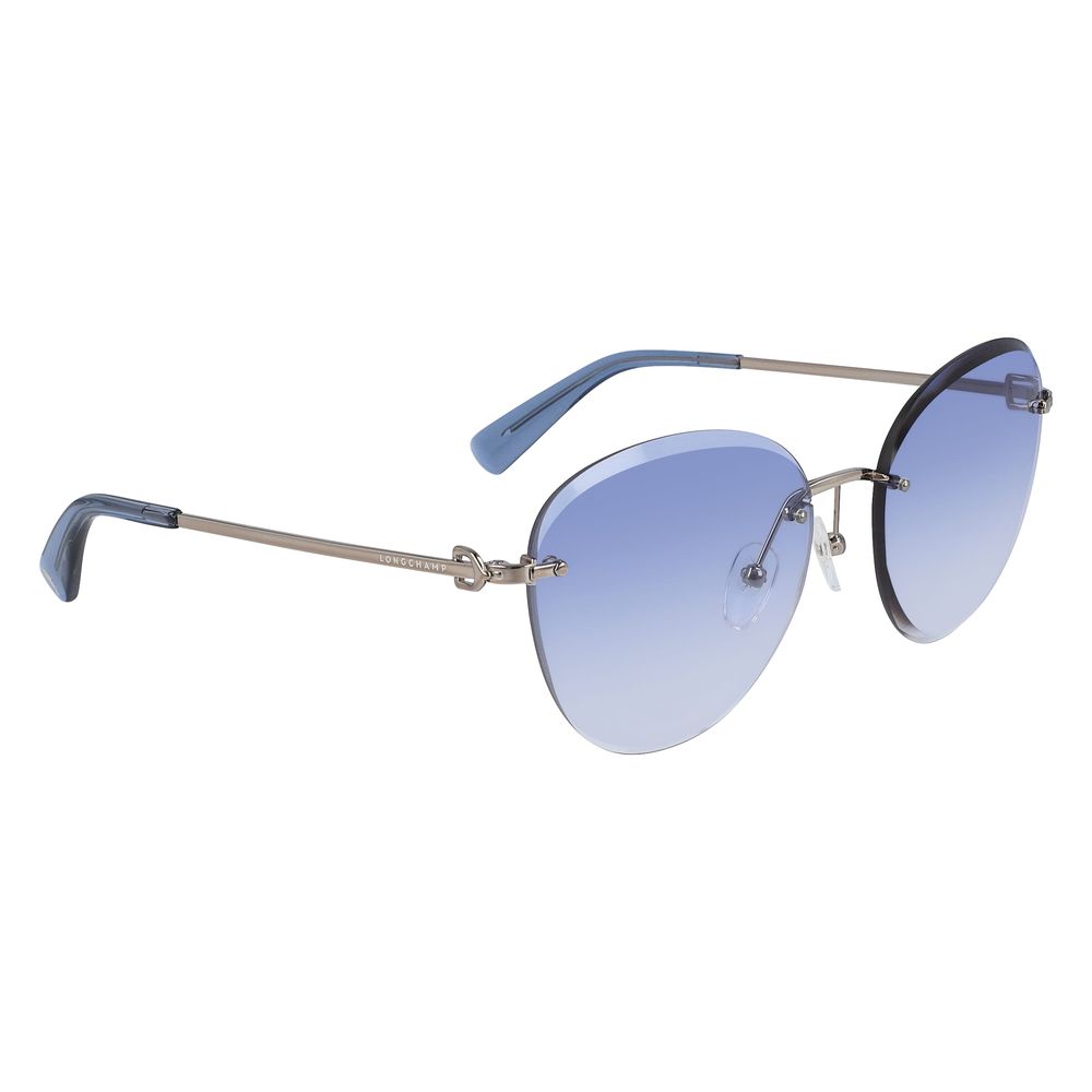 Occhiali da sole in metallo bicolore Longchamp