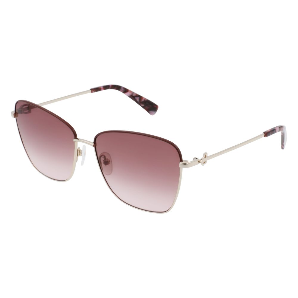Occhiali da sole in metallo bicolore Longchamp