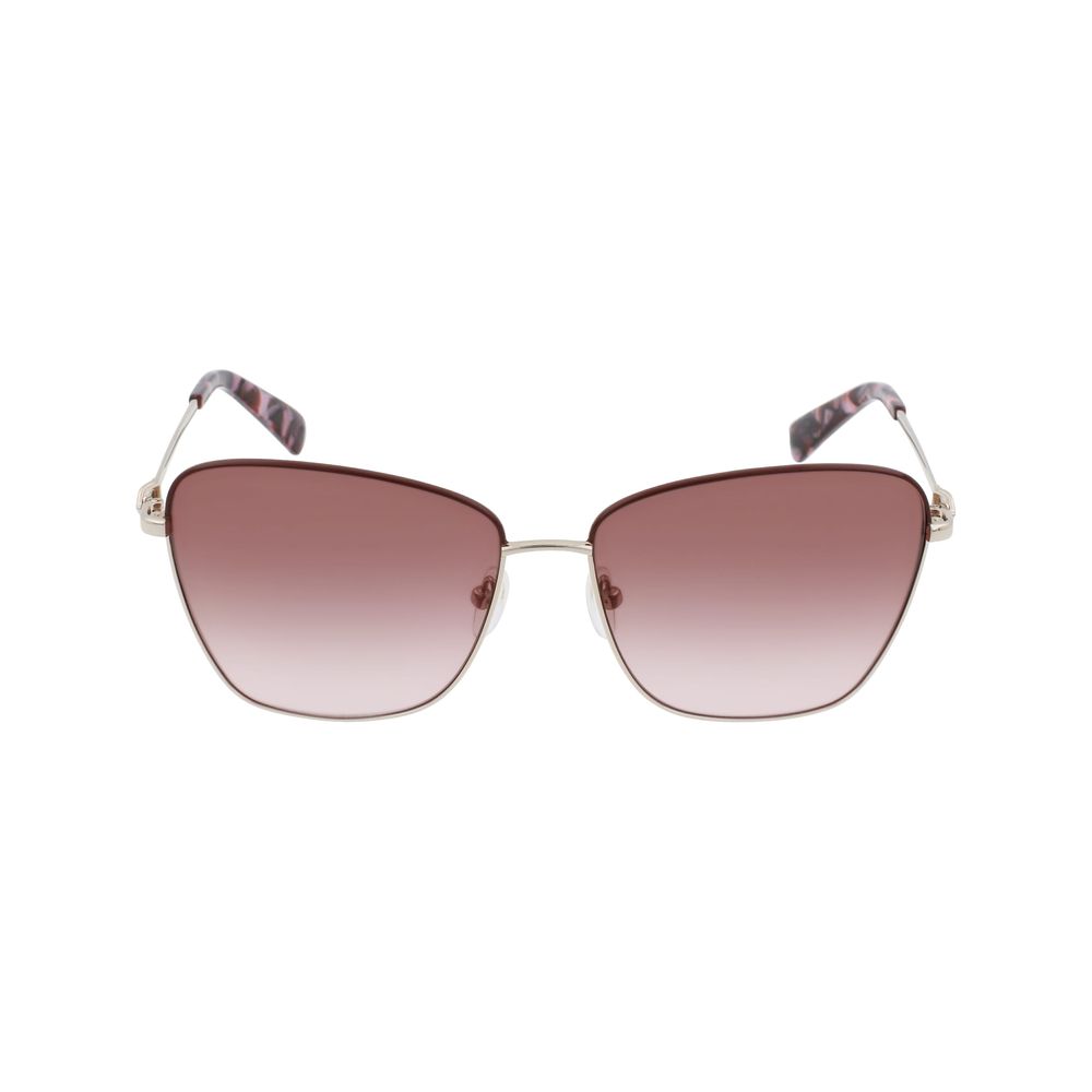 Occhiali da sole in metallo bicolore Longchamp
