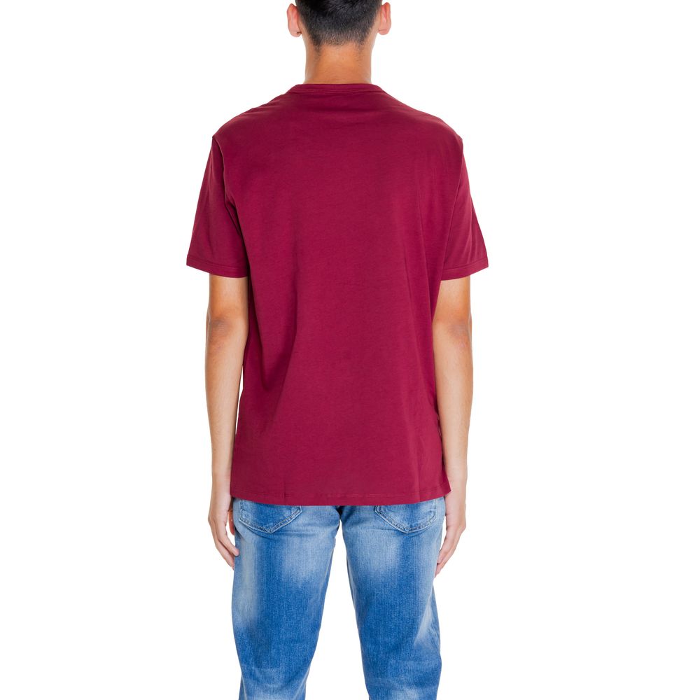 T-shirt in cotone bordeaux Armani Exchange
