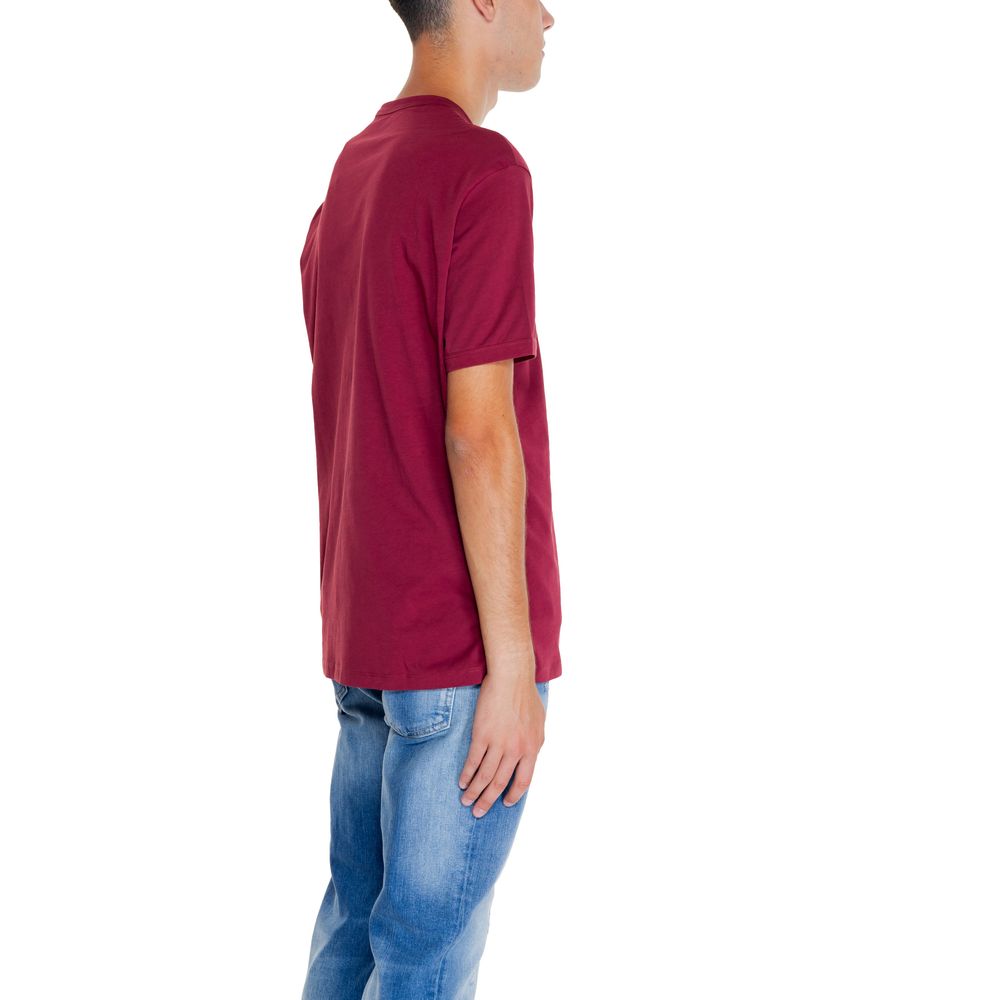 T-shirt in cotone bordeaux Armani Exchange