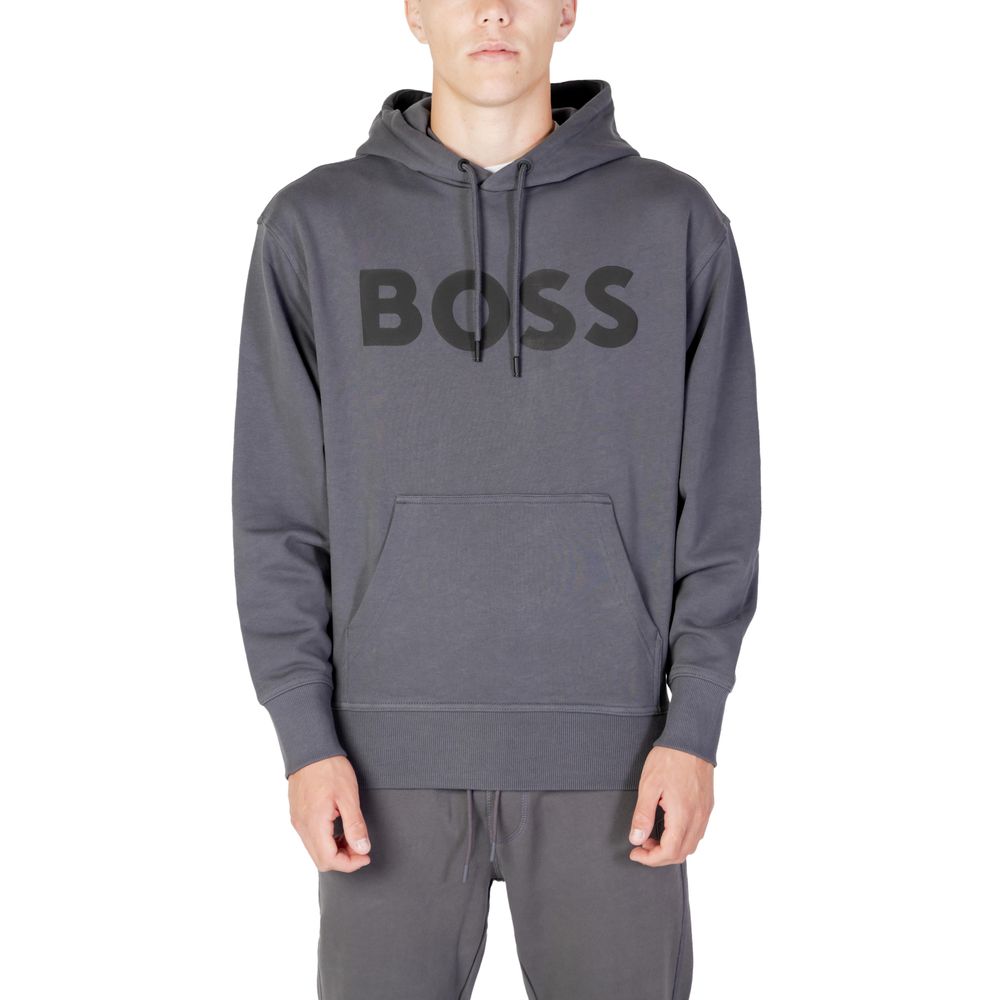 Maglione Hugo Boss in cotone grigio