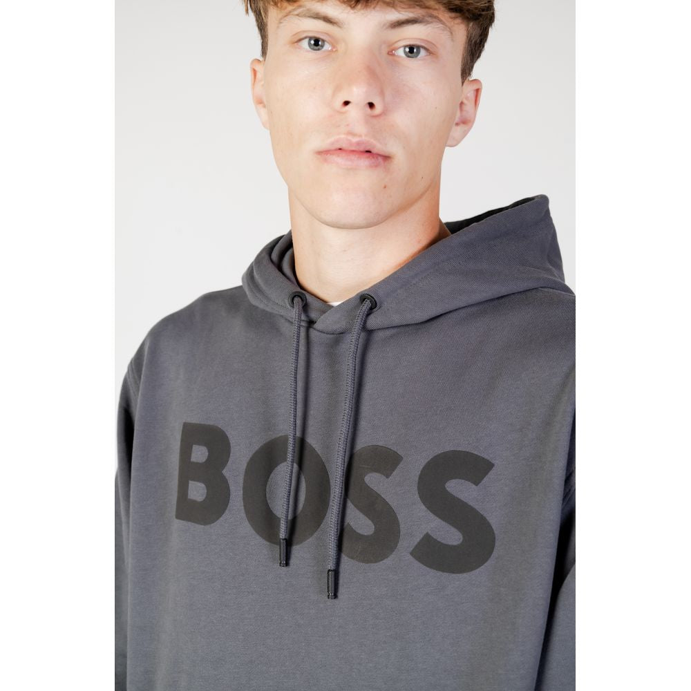 Maglione Hugo Boss in cotone grigio
