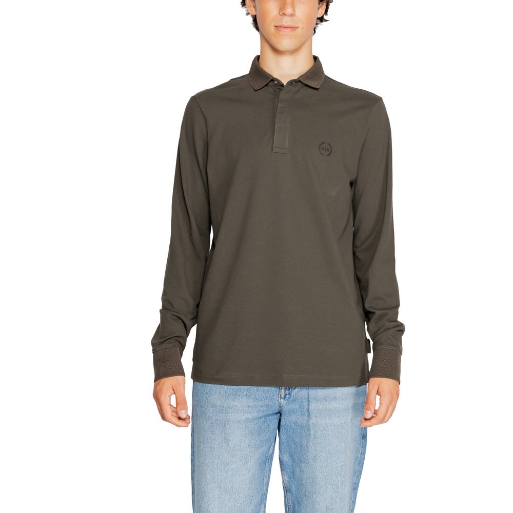 T-shirt in cotone verde Armani Exchange