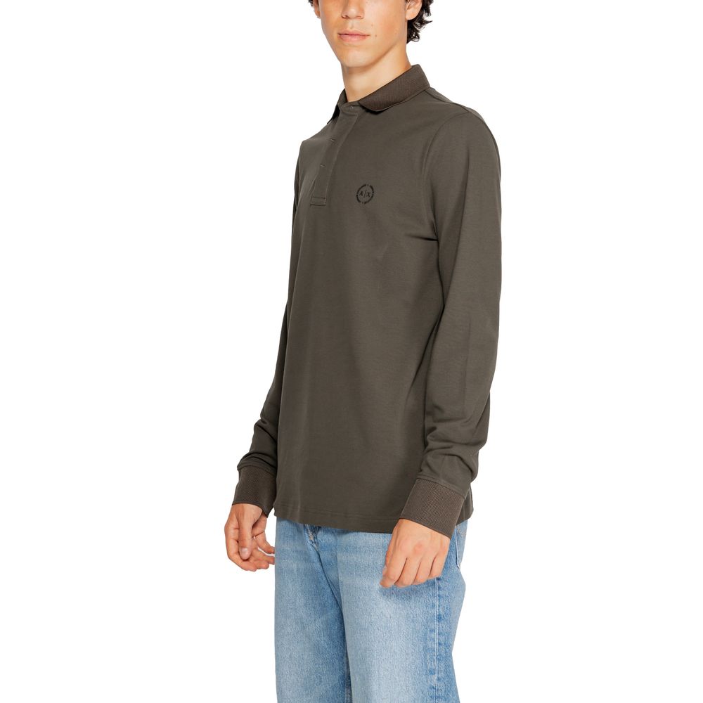 T-shirt in cotone verde Armani Exchange