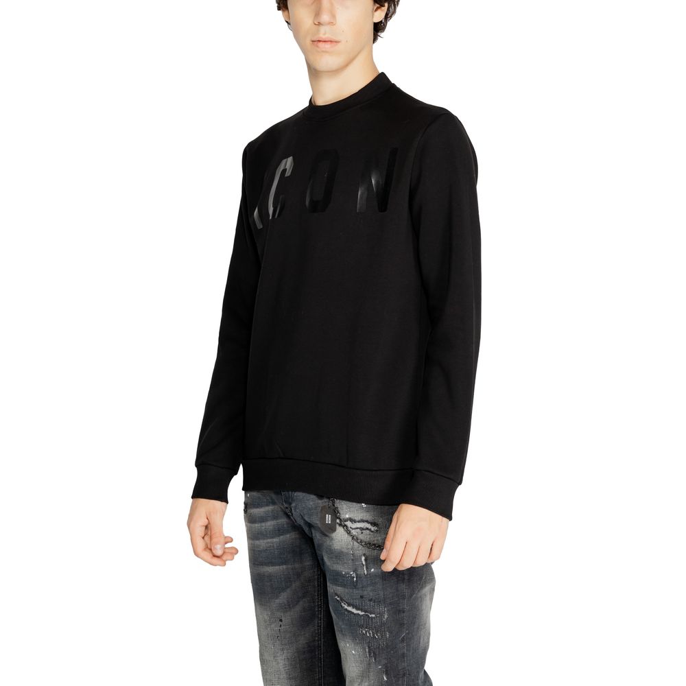 Maglione in cotone nero Icon