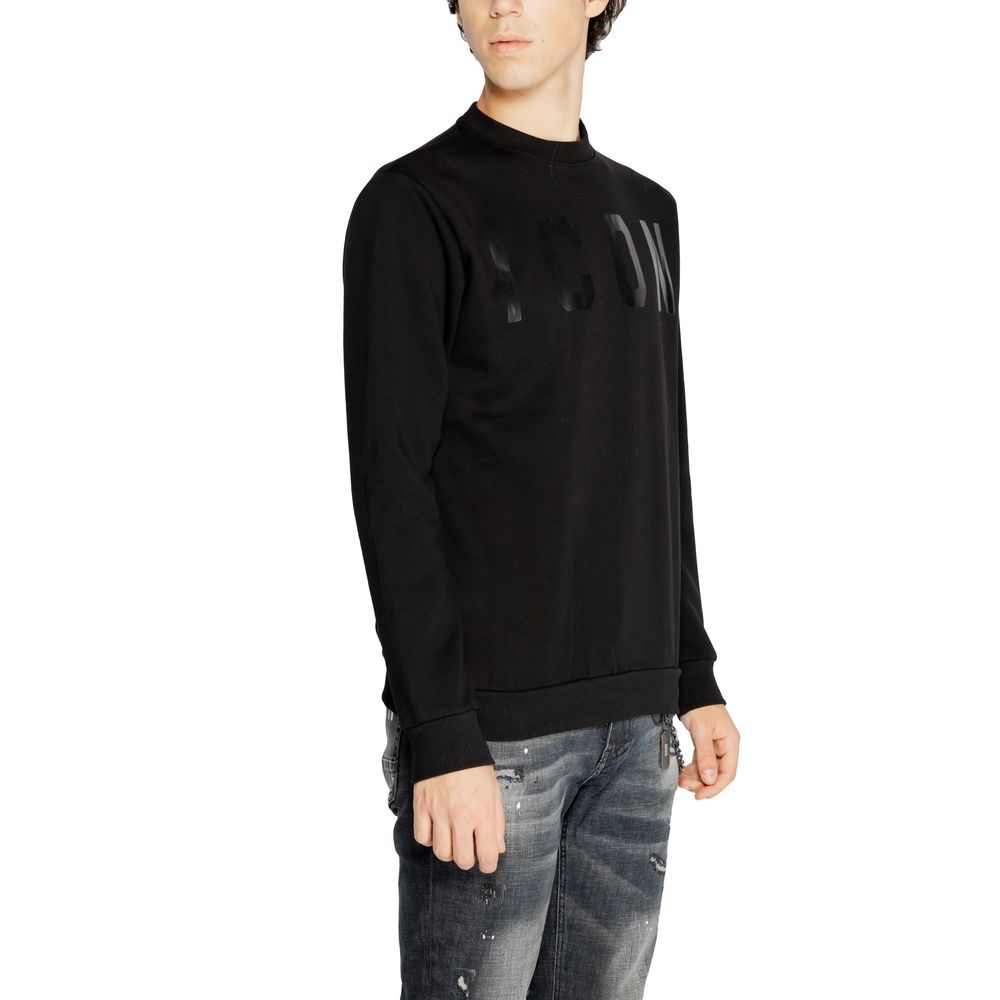 Maglione in cotone nero Icon