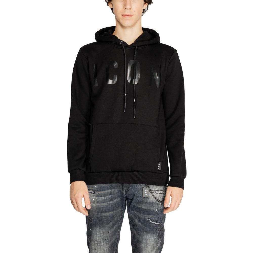 Maglione in cotone nero Icon