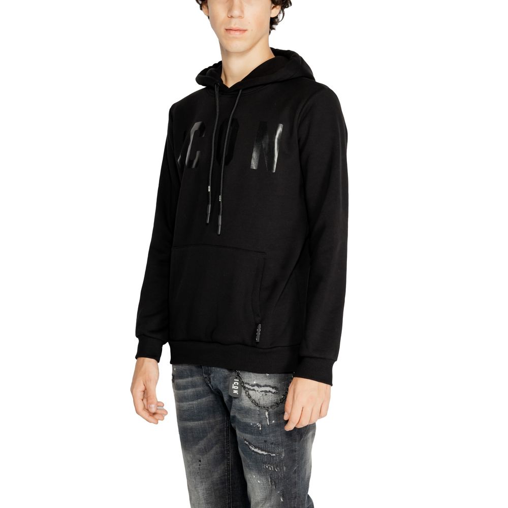 Maglione in cotone nero Icon