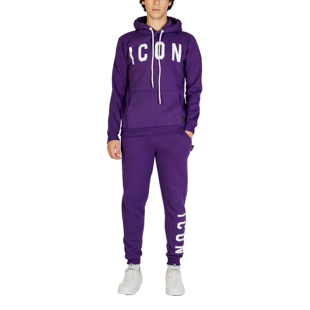 Maglione in cotone viola Icon