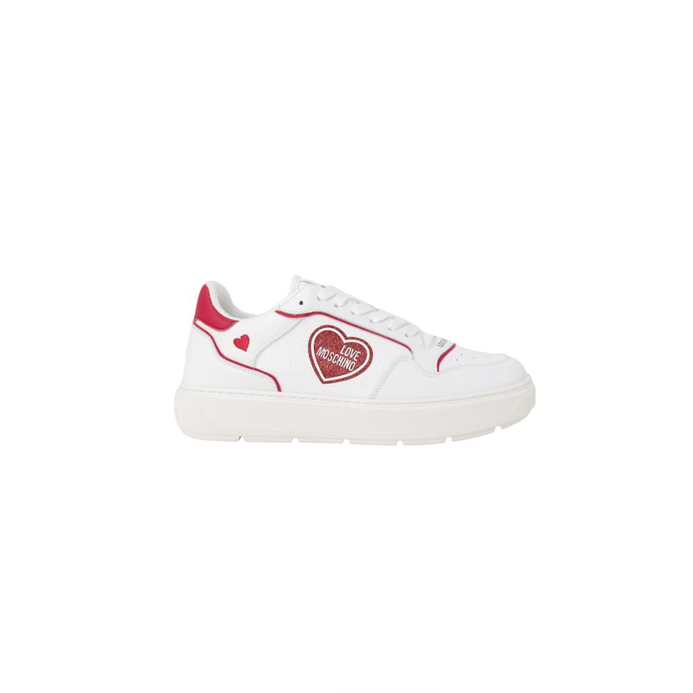 Sneaker Love Moschino in polietilene rosso