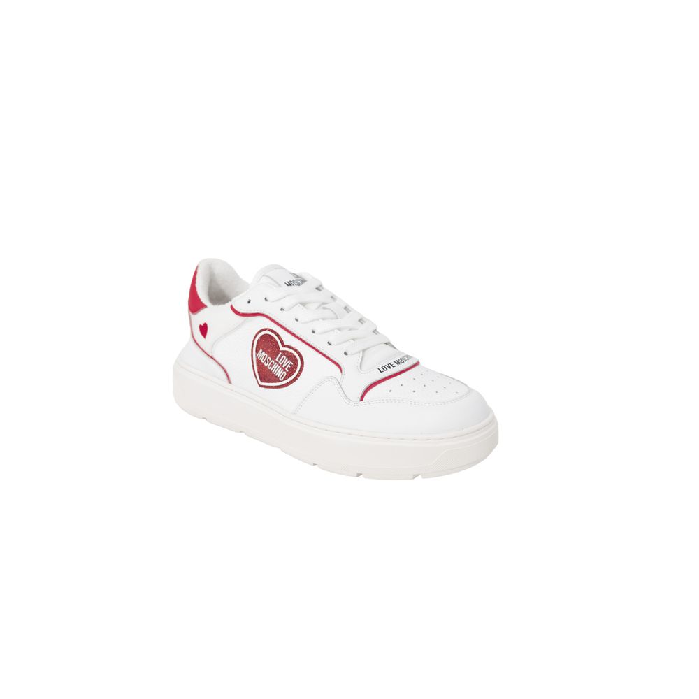 Sneaker Love Moschino in polietilene rosso