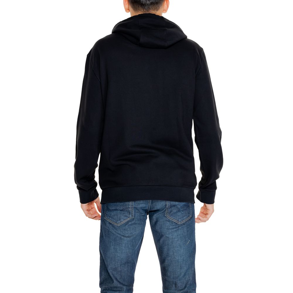 Maglione in cotone nero EA7 Emporio Armani