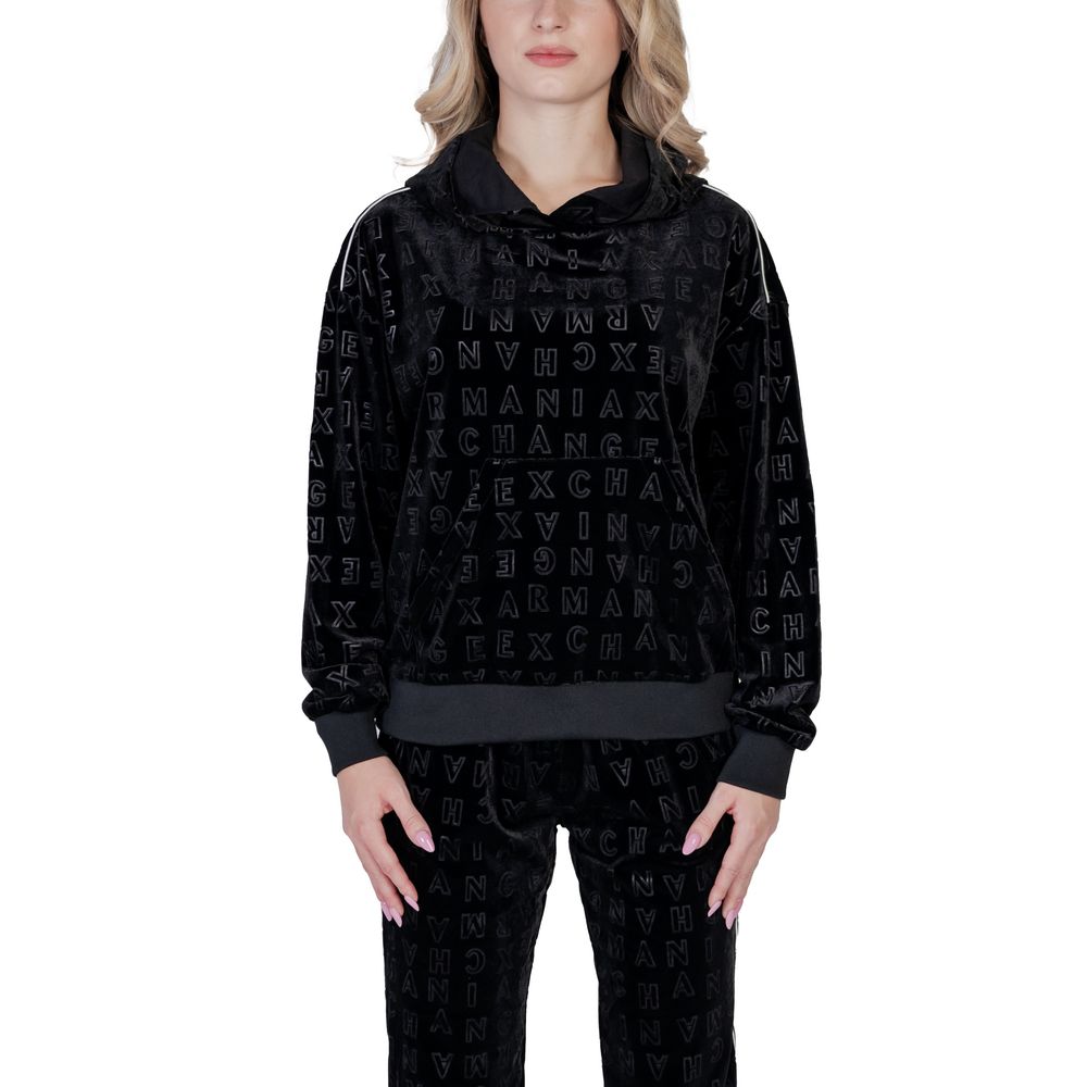 Maglione in poliestere nero Armani Exchange