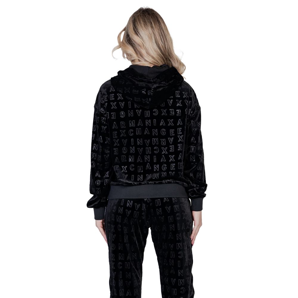 Maglione in poliestere nero Armani Exchange