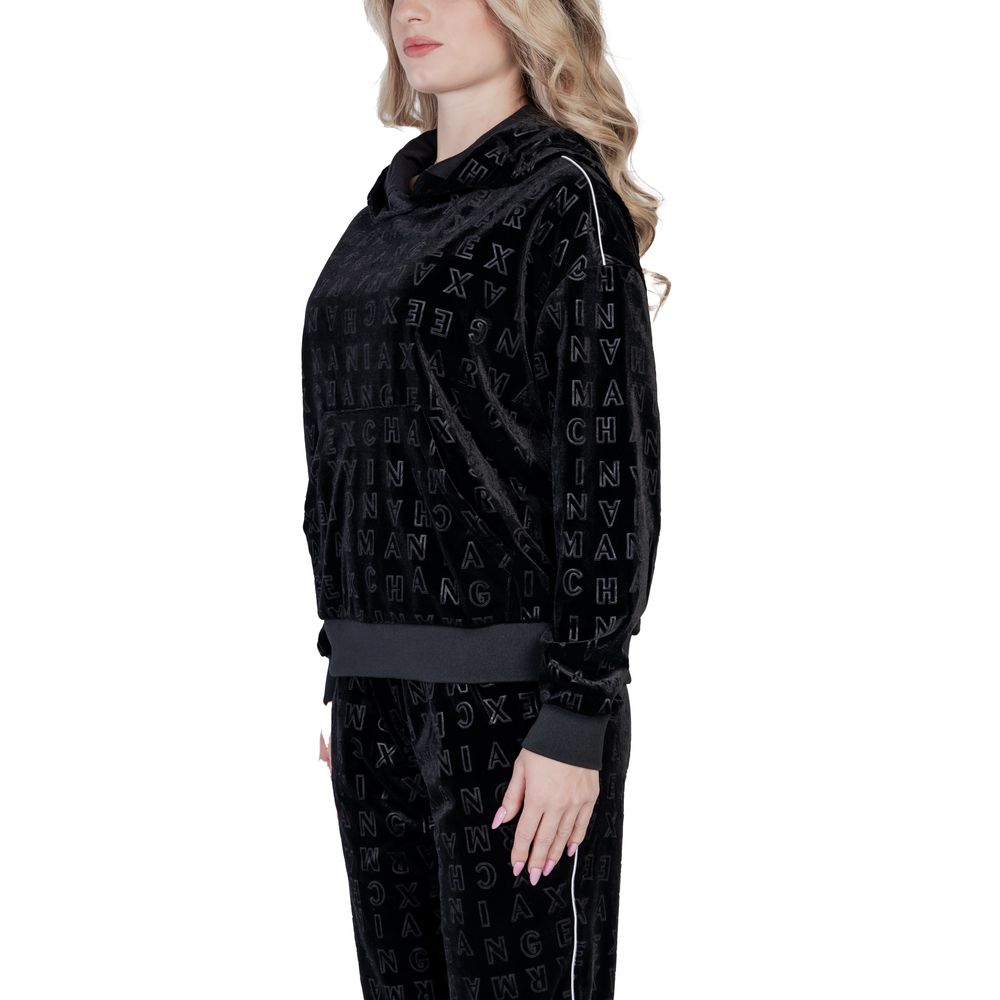 Maglione in poliestere nero Armani Exchange