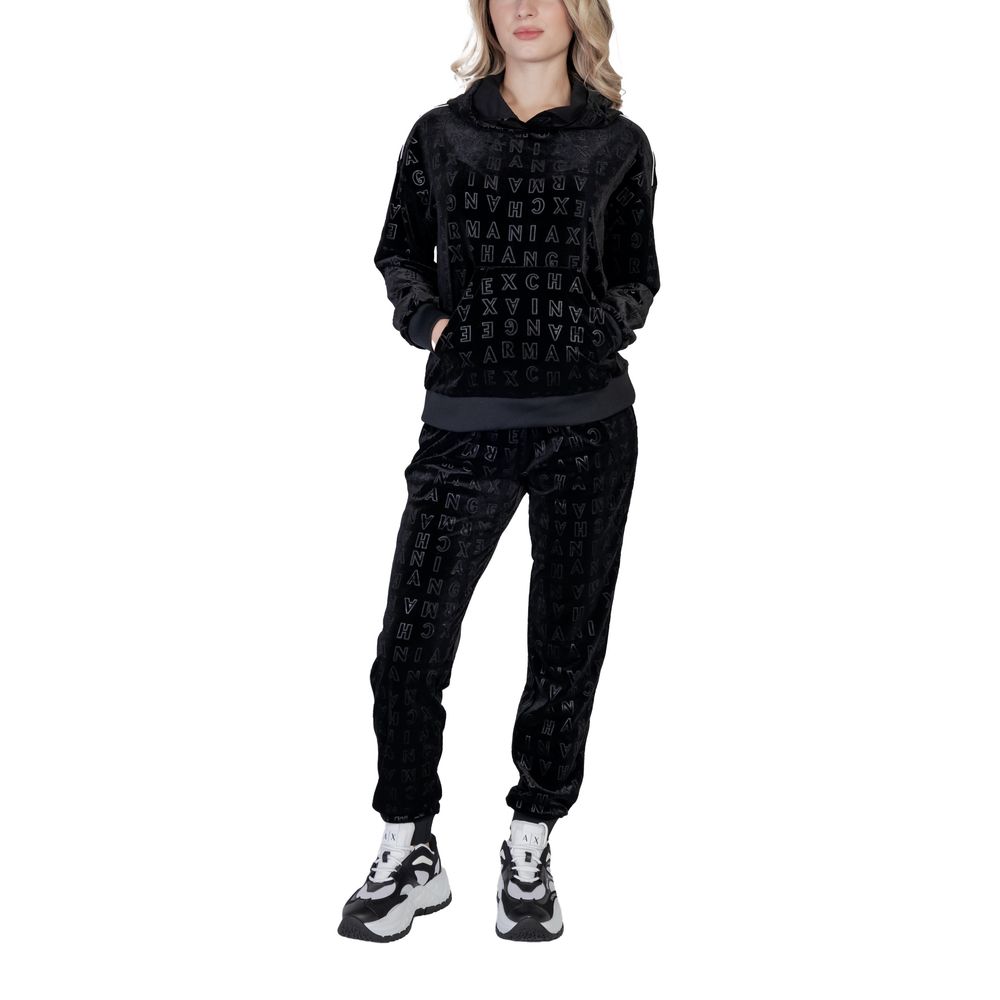 Maglione in poliestere nero Armani Exchange