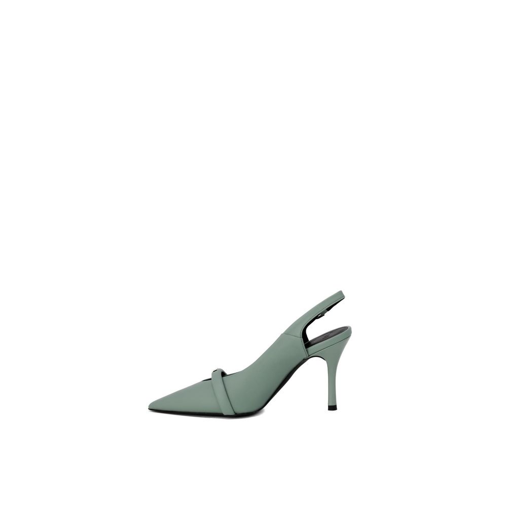 Sandalo Furla in pelle verde