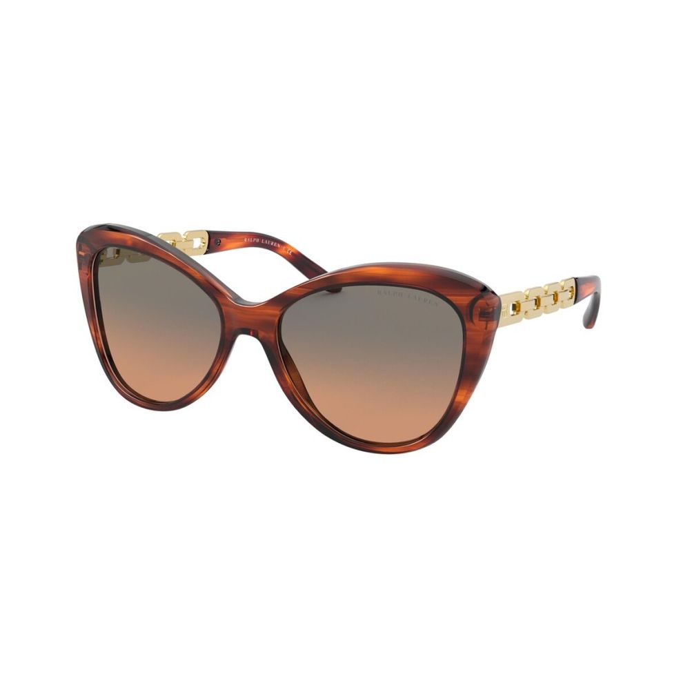 Occhiali da sole in metallo marrone Ralph Lauren