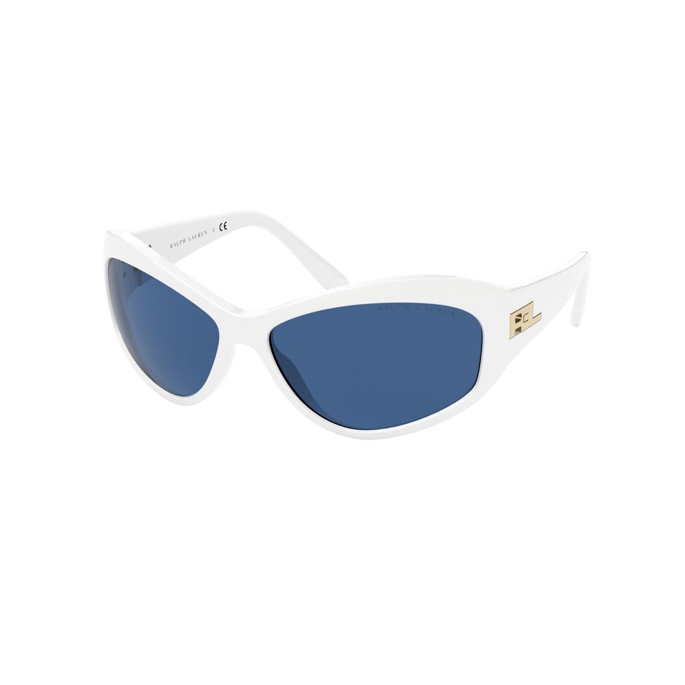 Occhiali da sole in resina bianca Ralph Lauren