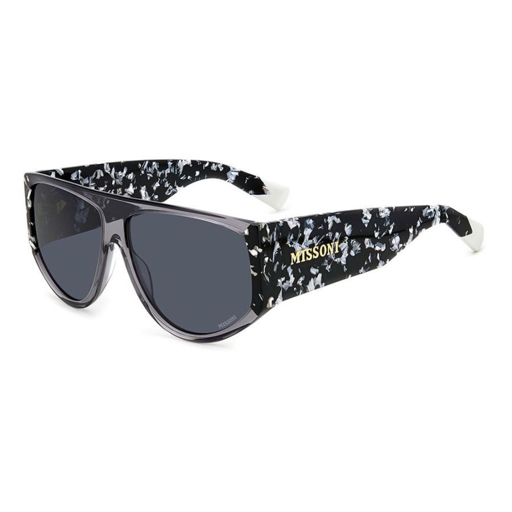Occhiali da sole Missoni in acetato grigio