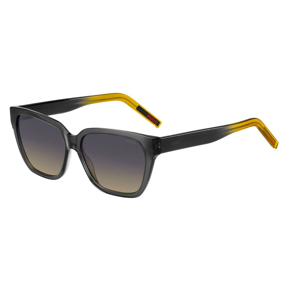Occhiali da sole Hugo Boss in acetato grigio