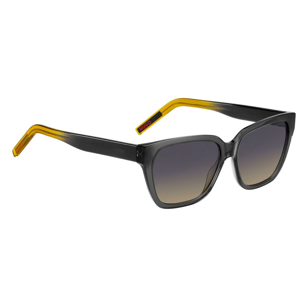 Occhiali da sole Hugo Boss in acetato grigio