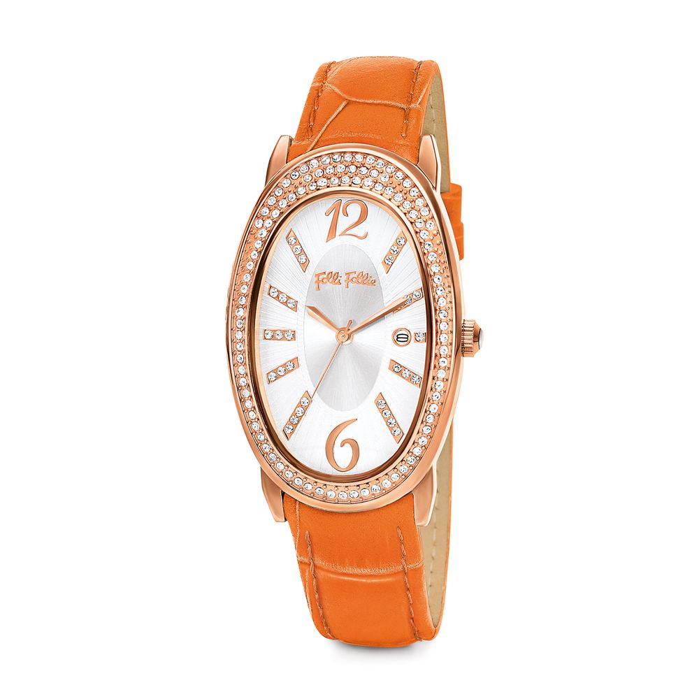 Orologio Folli Follie in pelle arancione