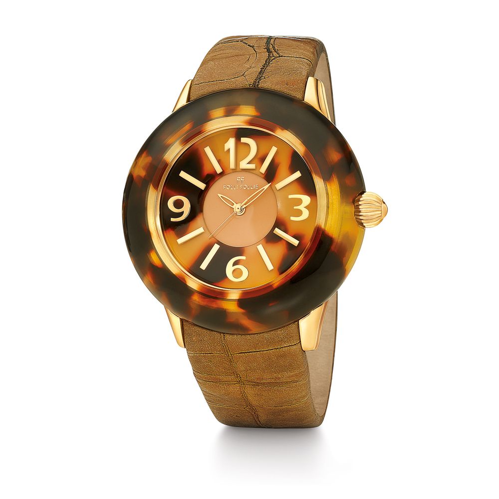 Orologio Folli Follie in pelle marrone