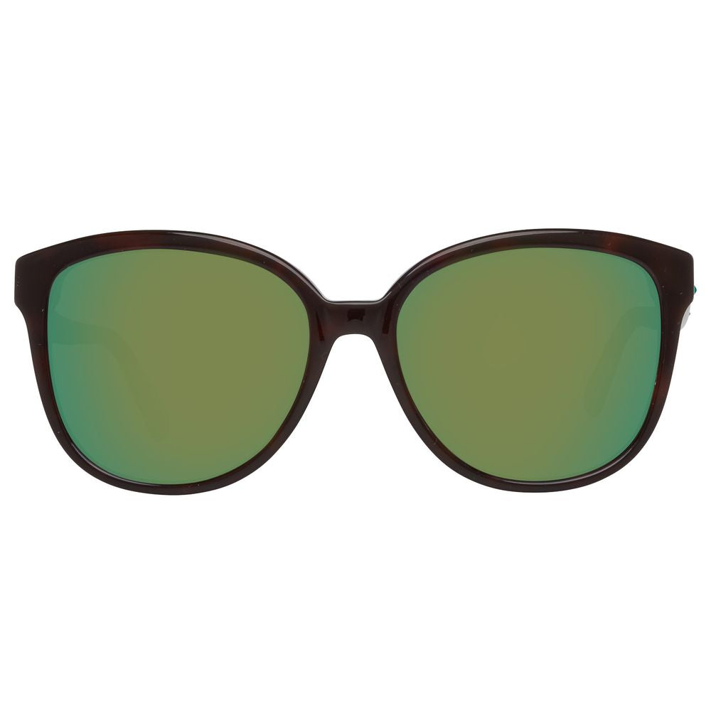 Occhiali da sole in plastica marrone Just Cavalli