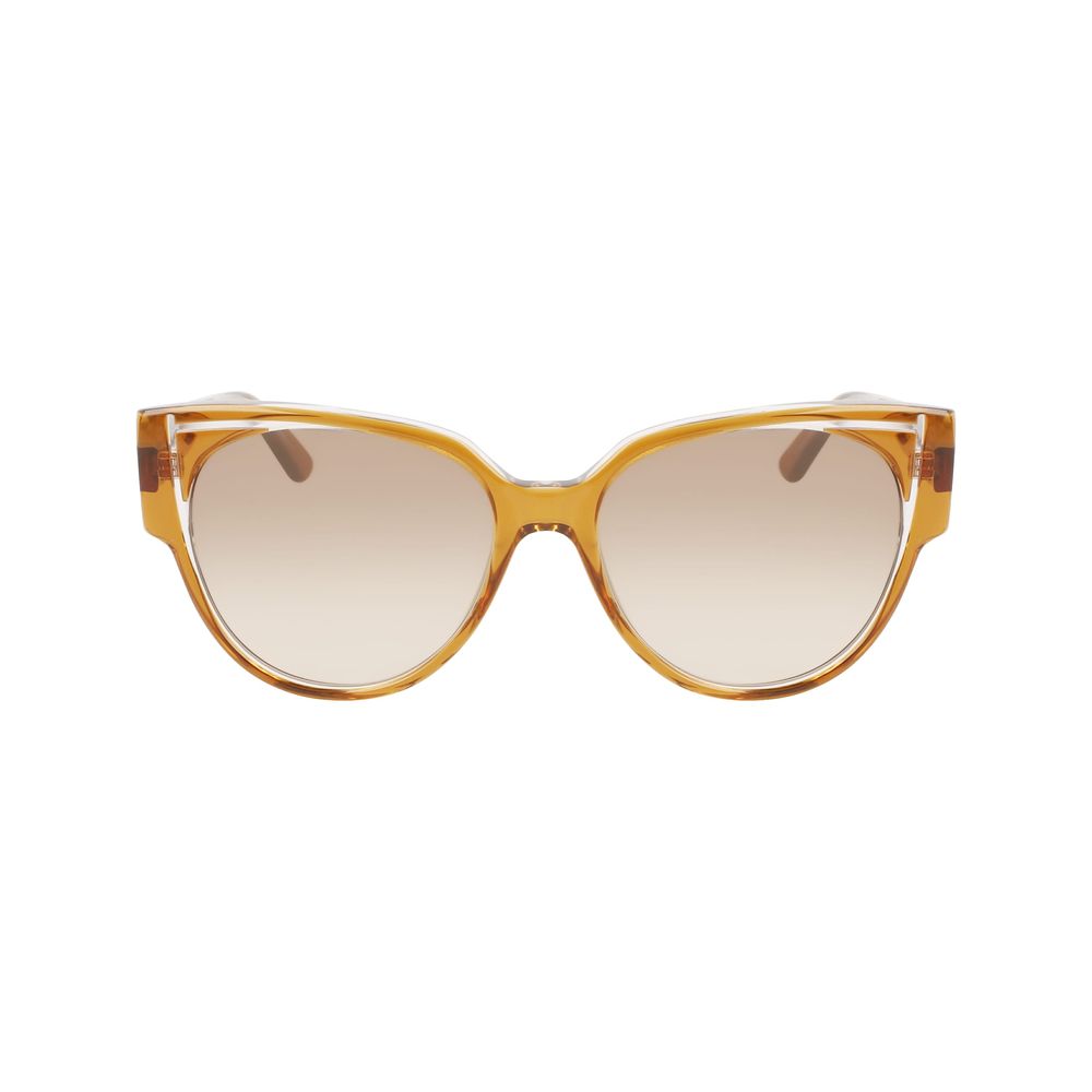 Occhiali da sole in acetato marrone Karl Lagerfeld