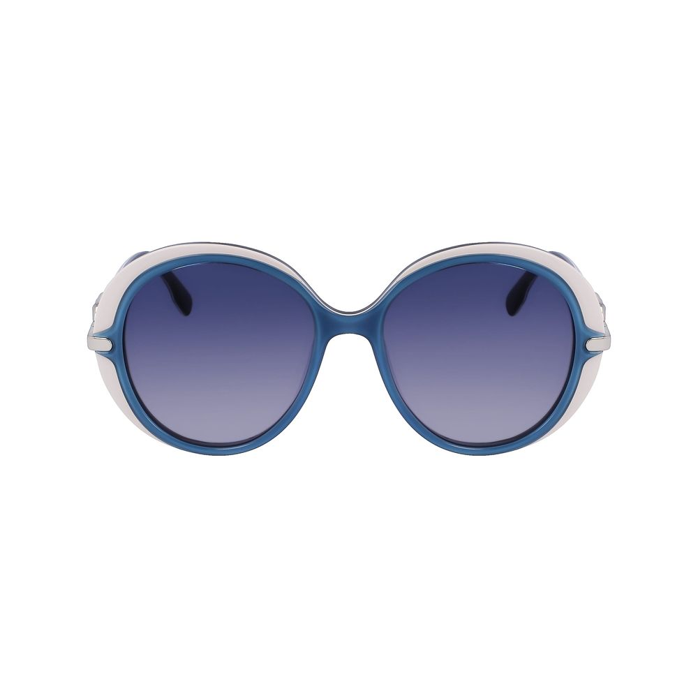 Occhiali da sole in acetato blu Karl Lagerfeld