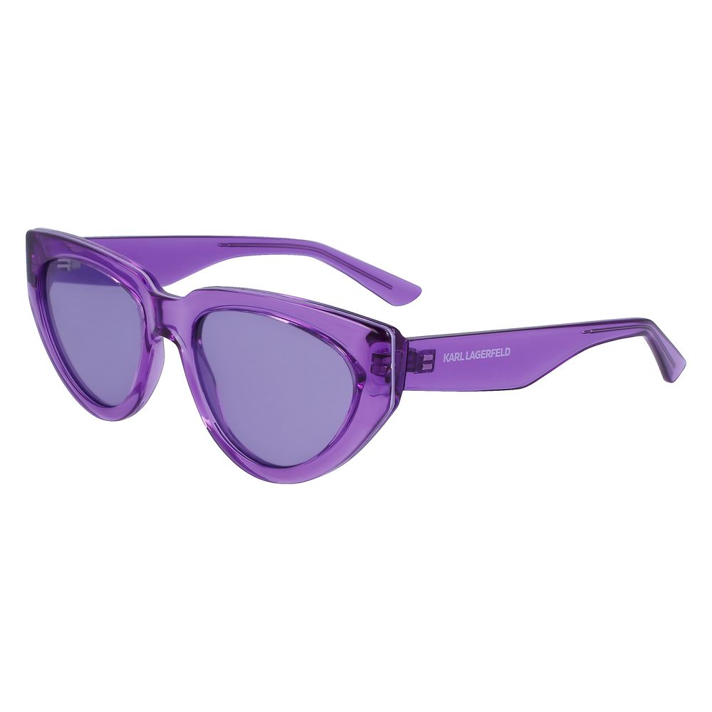 Occhiali da sole Karl Lagerfeld viola iniettati