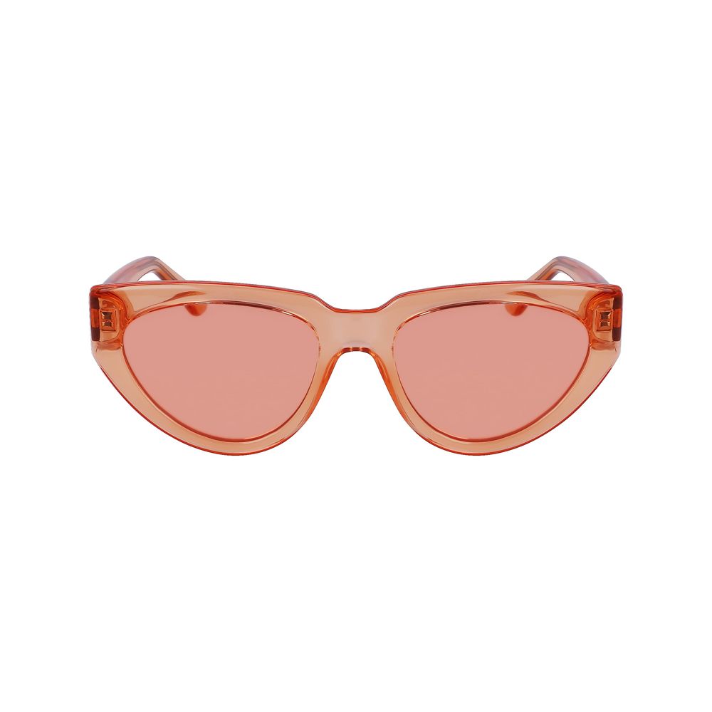 Occhiali da sole iniettati arancioni Karl Lagerfeld
