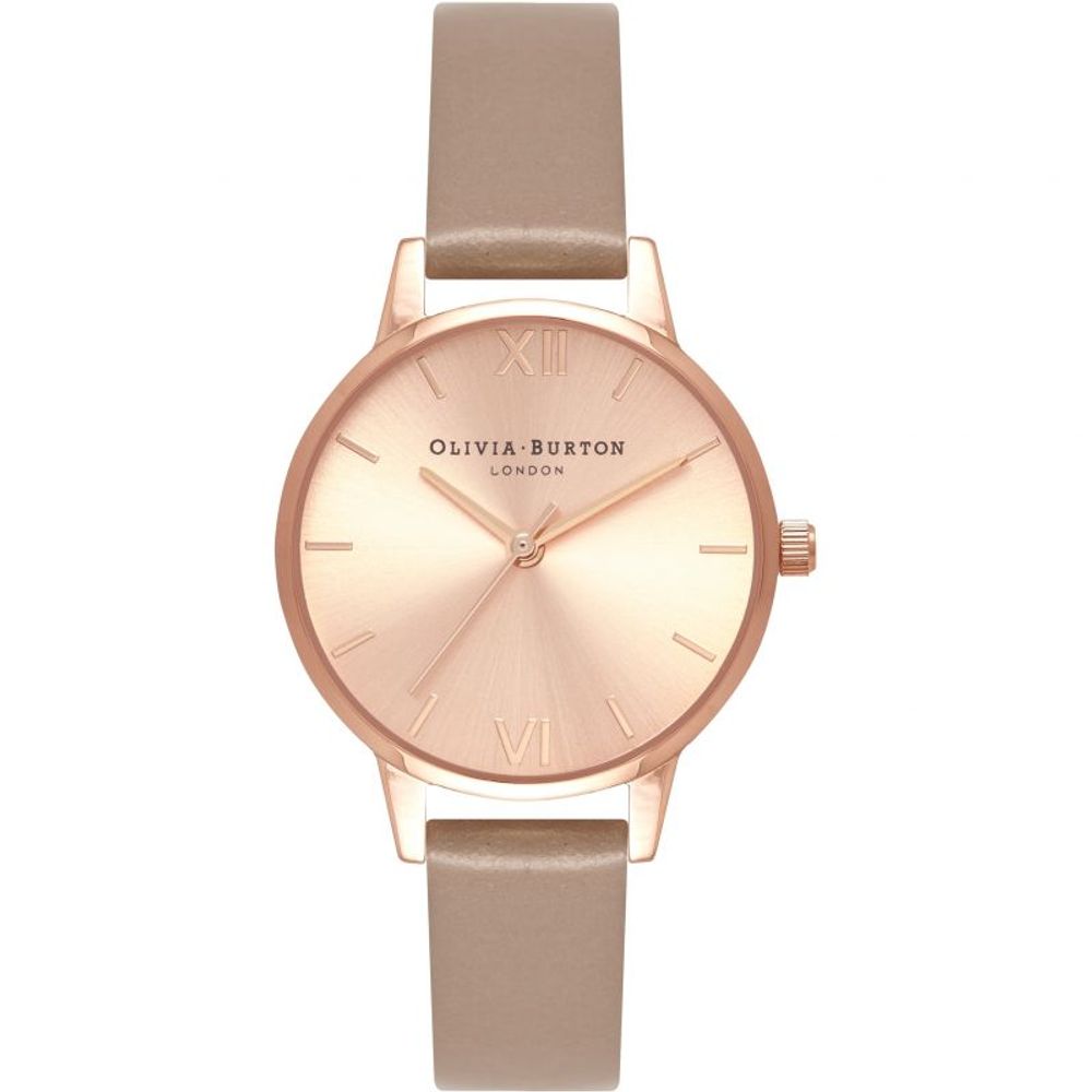 Orologio Olivia Burton in pelle sintetica marrone