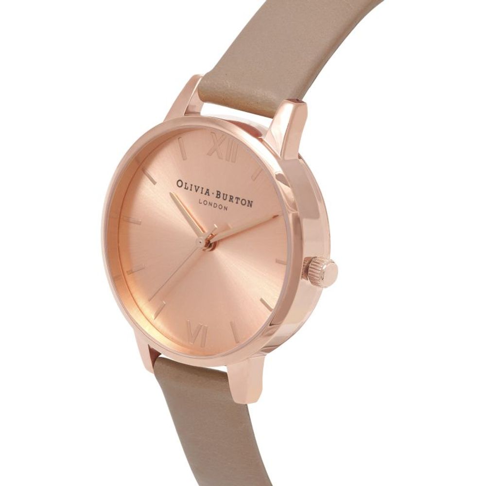 Orologio Olivia Burton in pelle sintetica marrone