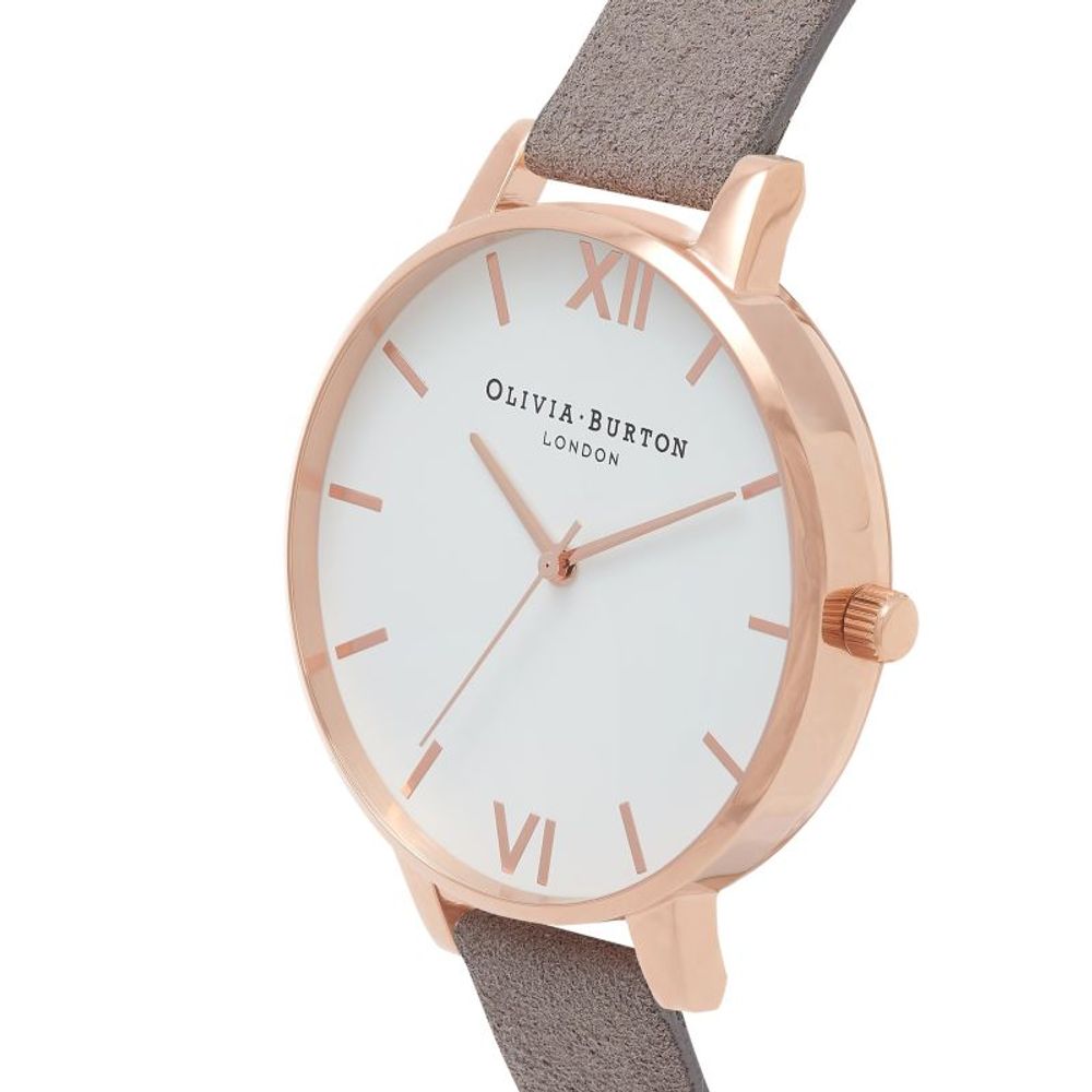 Orologio Olivia Burton in pelle sintetica grigia