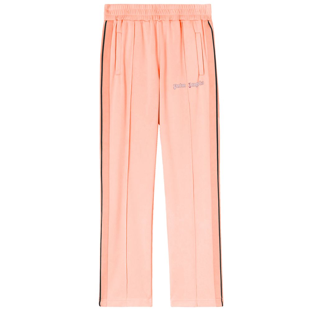 Jeans e pantaloni in nylon rosa Palm Angels