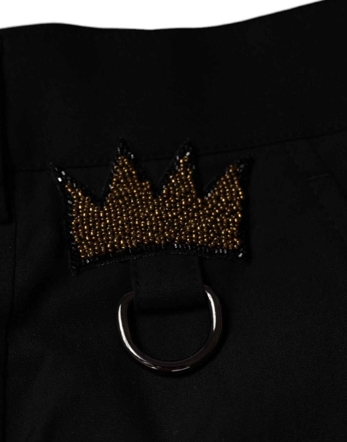 Pantaloni da abito in cotone Dolce & Gabbana Black Crown