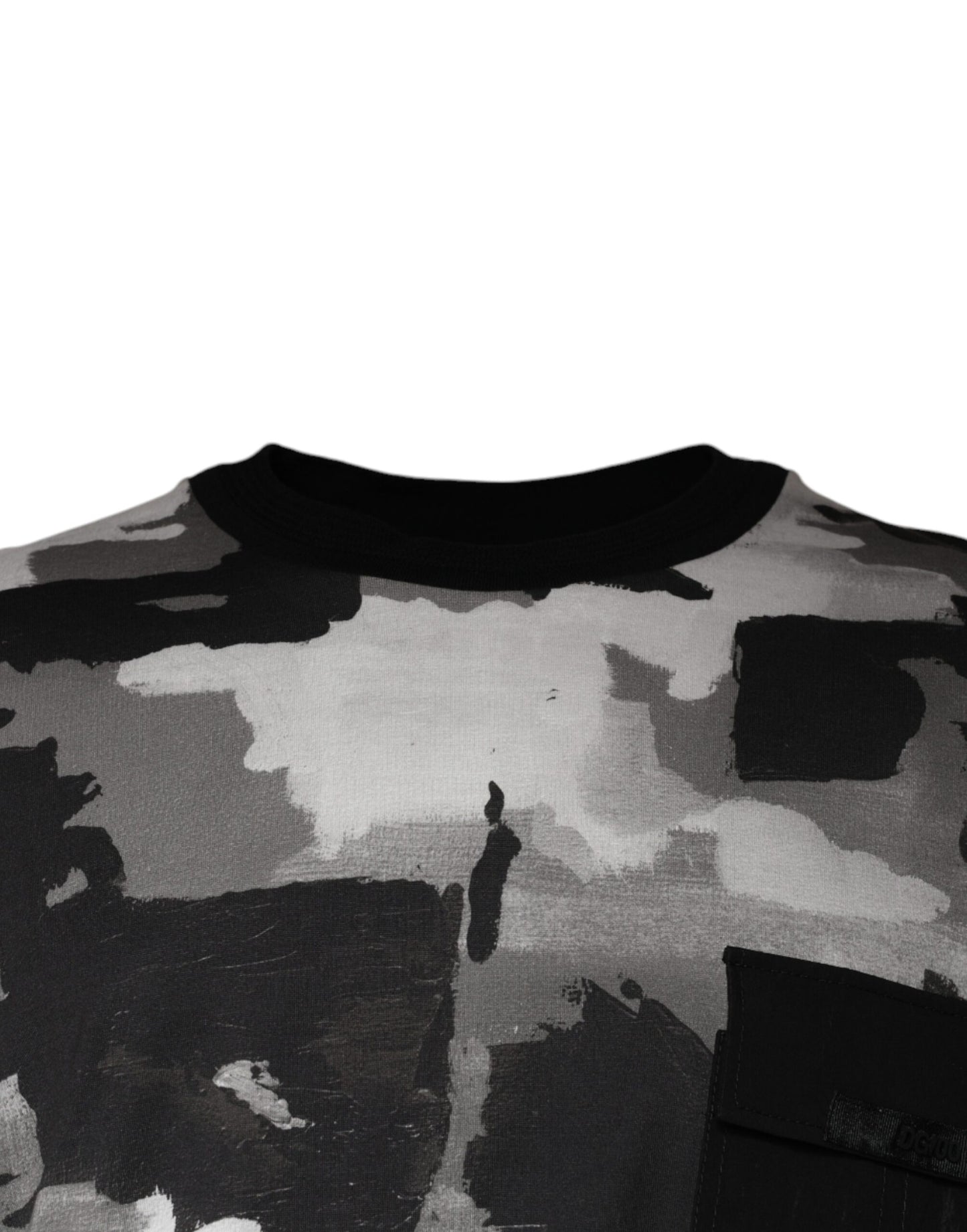 Dolce & Gabbana T-shirt girocollo in cotone mimetico multicolore