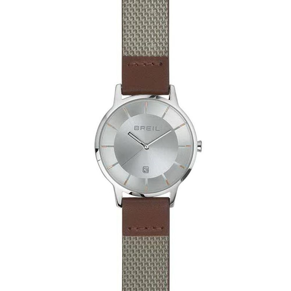 Orologio Breil in tessuto marrone