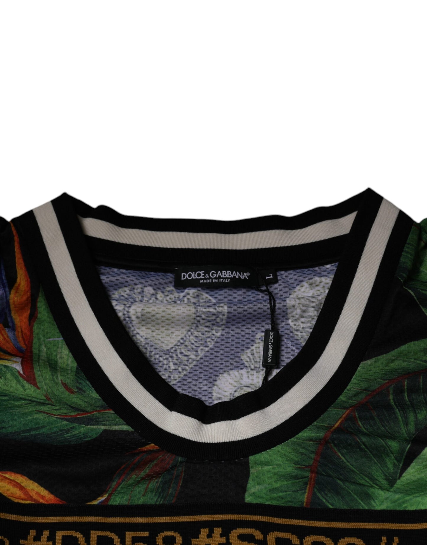 Dolce & Gabbana T-shirt senza maniche multicolore tropicale