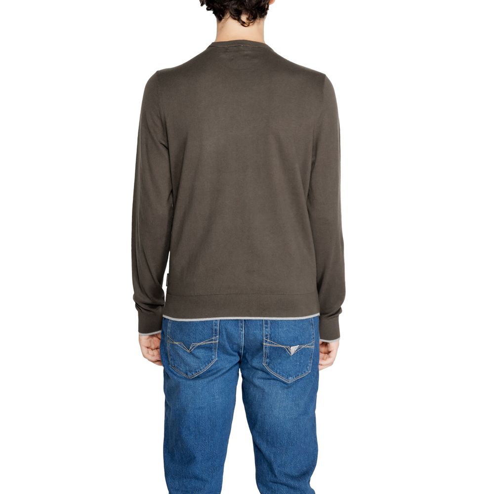 T-shirt in cotone verde Armani Exchange
