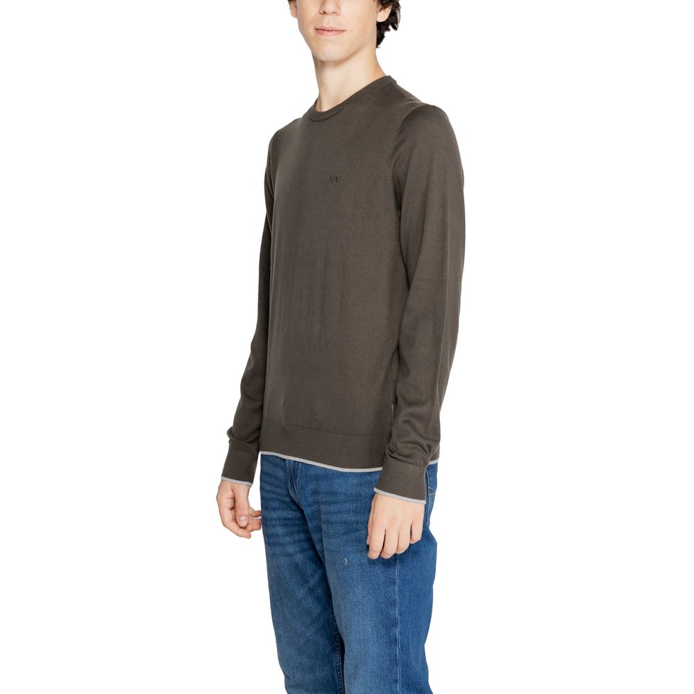 T-shirt in cotone verde Armani Exchange