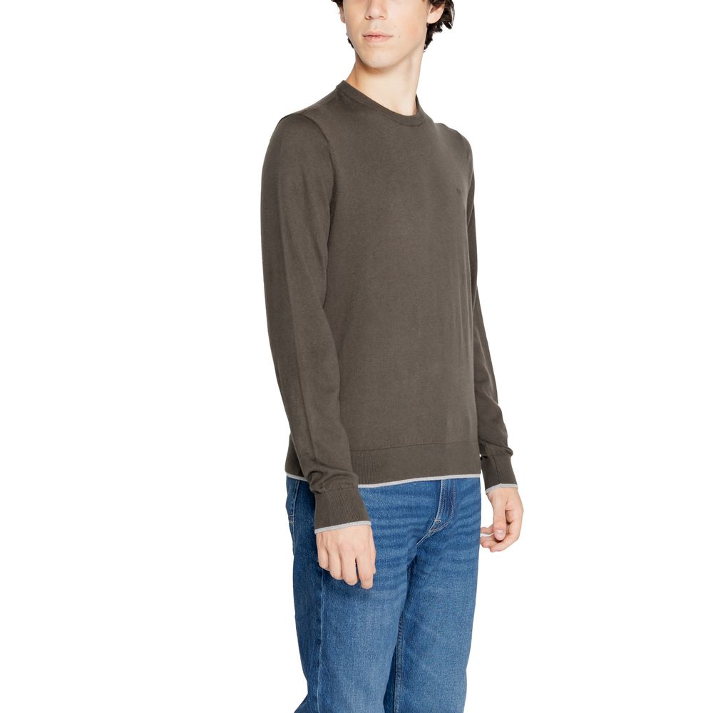 T-shirt in cotone verde Armani Exchange
