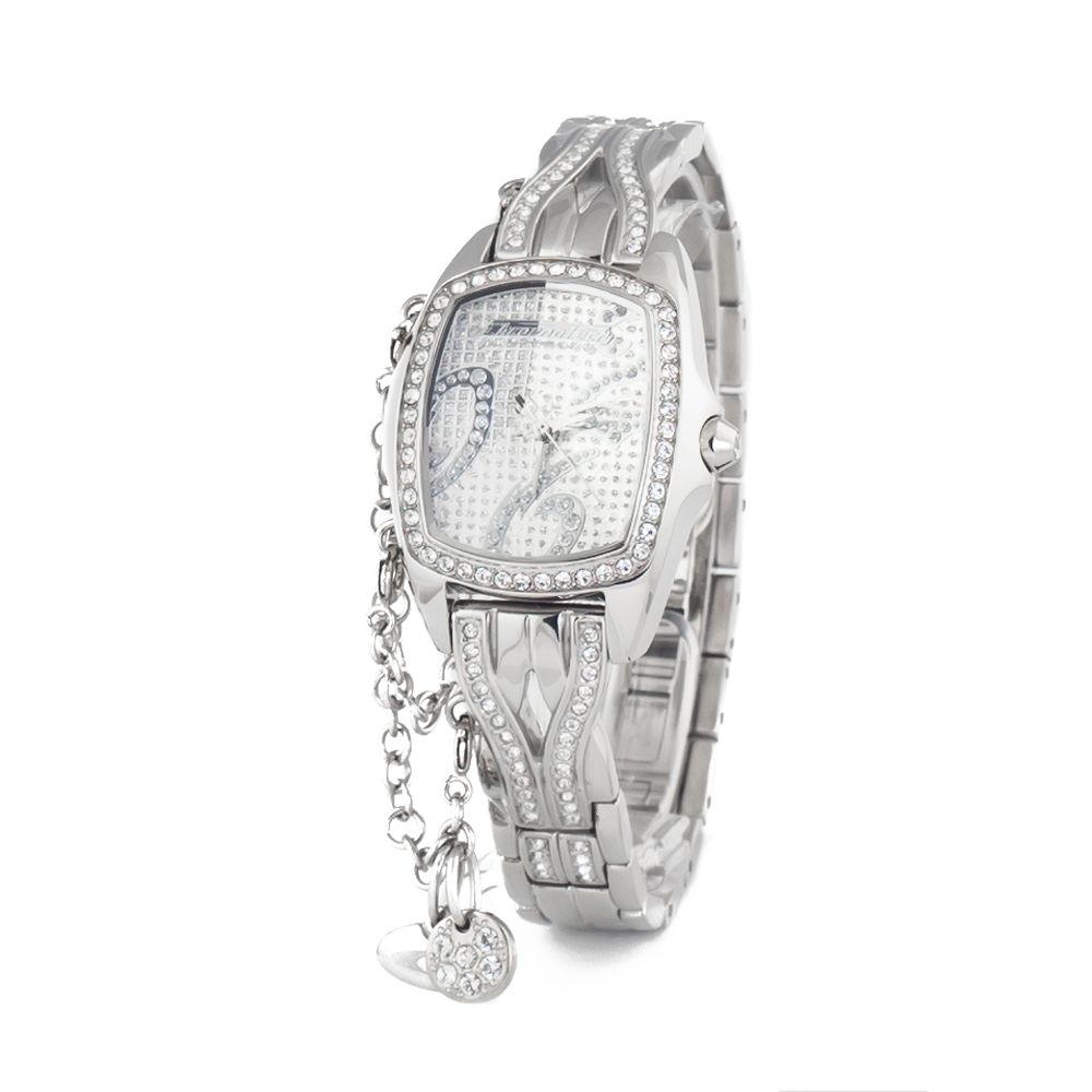 Orologio Chronotech in acciaio argentato