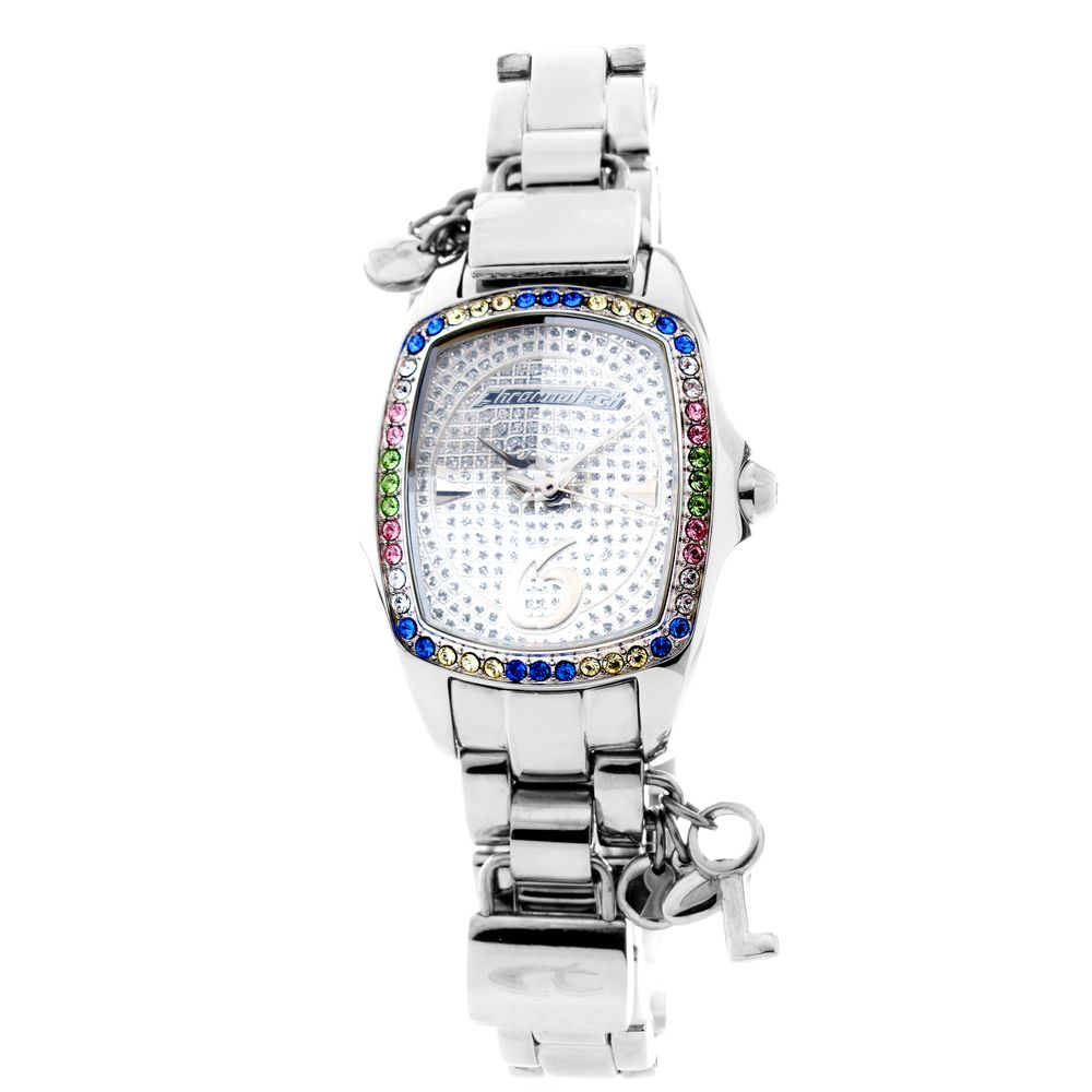 Orologio Chronotech in acciaio argentato