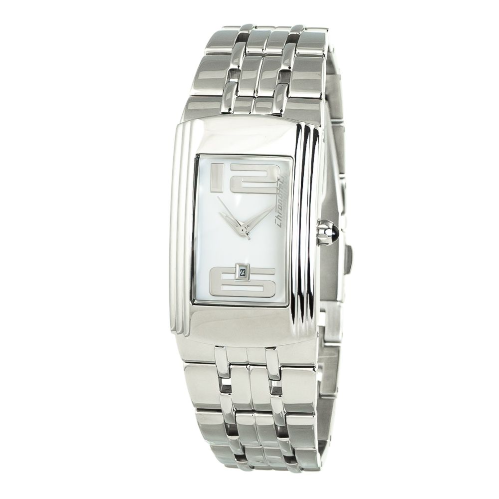 Orologio Chronotech in acciaio argentato