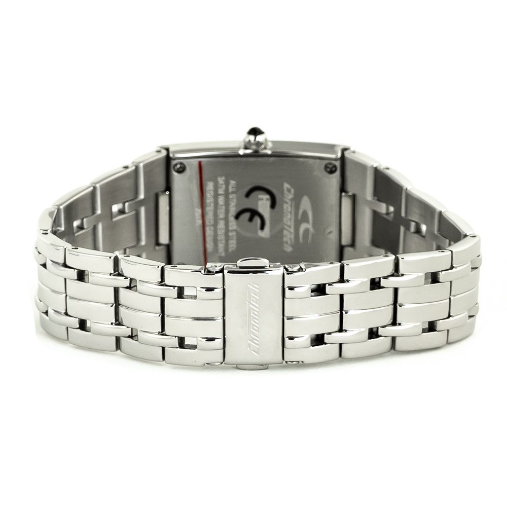 Orologio Chronotech in acciaio argentato