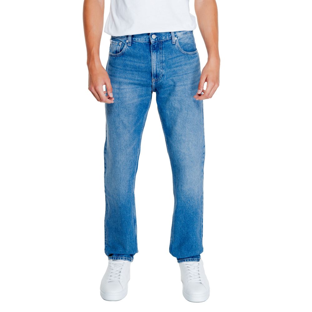 Calvin Klein Jeans Azzurro BETTER Cotton INITIATIVE Jeans e Pantaloni